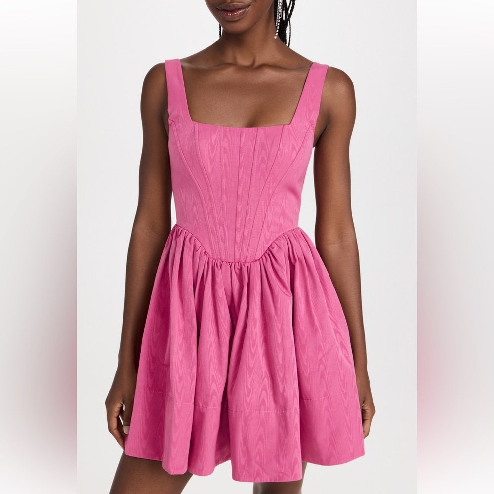 STAUD LANDSCAPE MINI DRESS